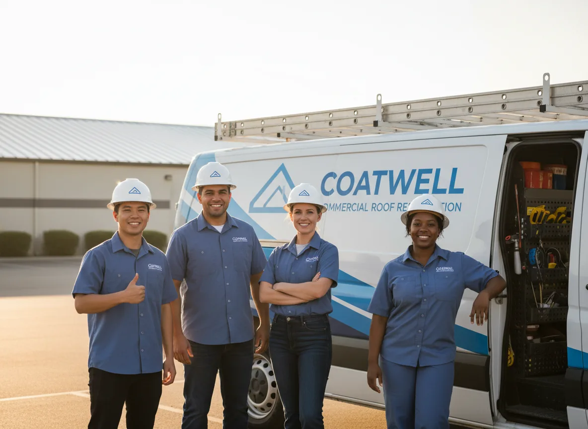 Commercial roof coating company in Lamont, OK